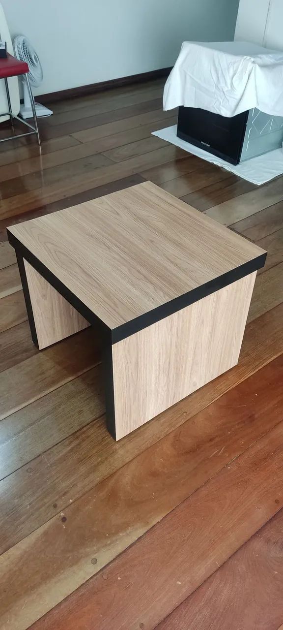 Mesa de centro para sala, mesa de Madeira de ótima qualidade, simples e sofisticada - Foto 5