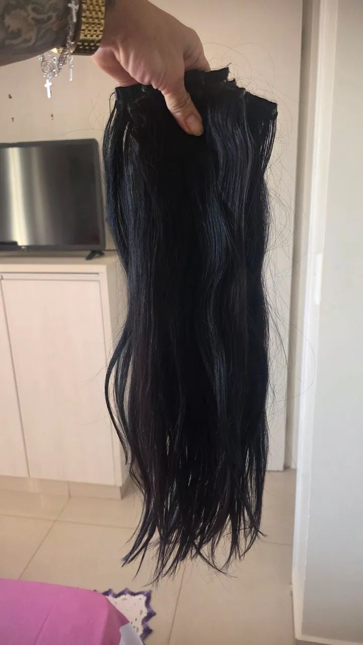 Cabelo brasileiro 57 cm  - Foto 3
