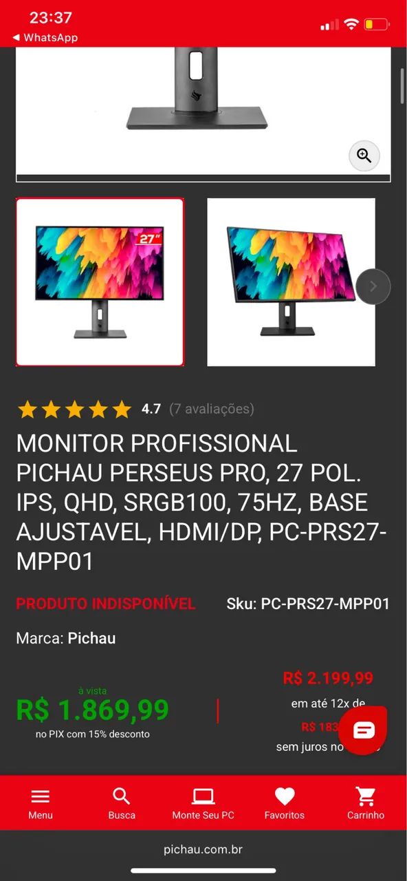 monitor Perseus Pro - designs e fotos.  - Foto 4