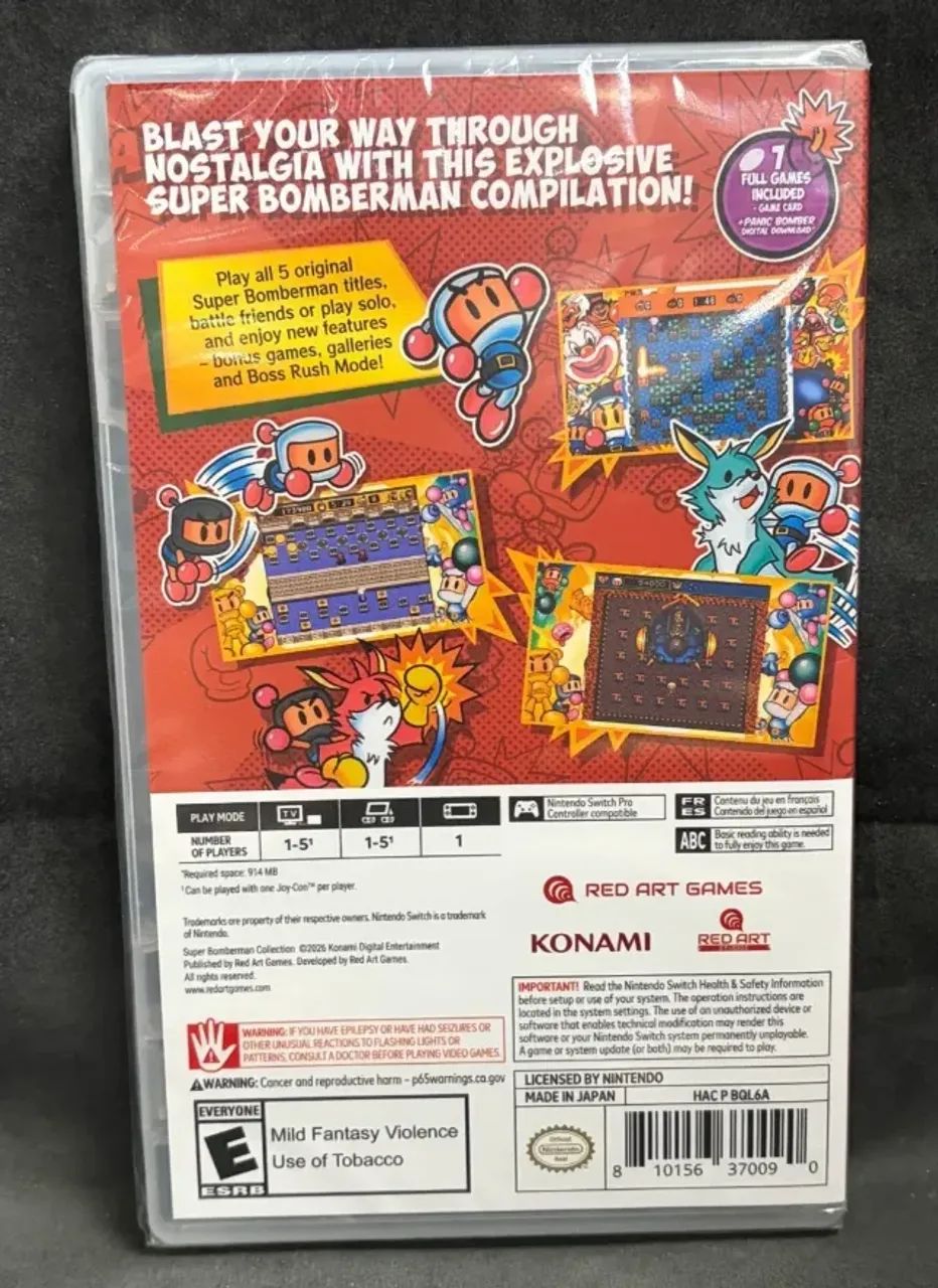 Super Bomberman Collection PS5 LACRADO | OU SWITCH - Foto 4