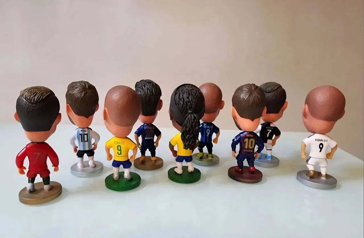 Minicraque Lote 9 Jogadores de Futebol Soccerwe Kodoto  - Foto 2