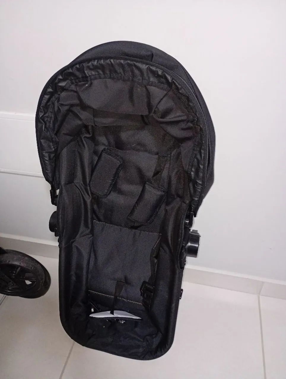 Carrinho de bebê Moisés com bebê conforto  - Foto 5