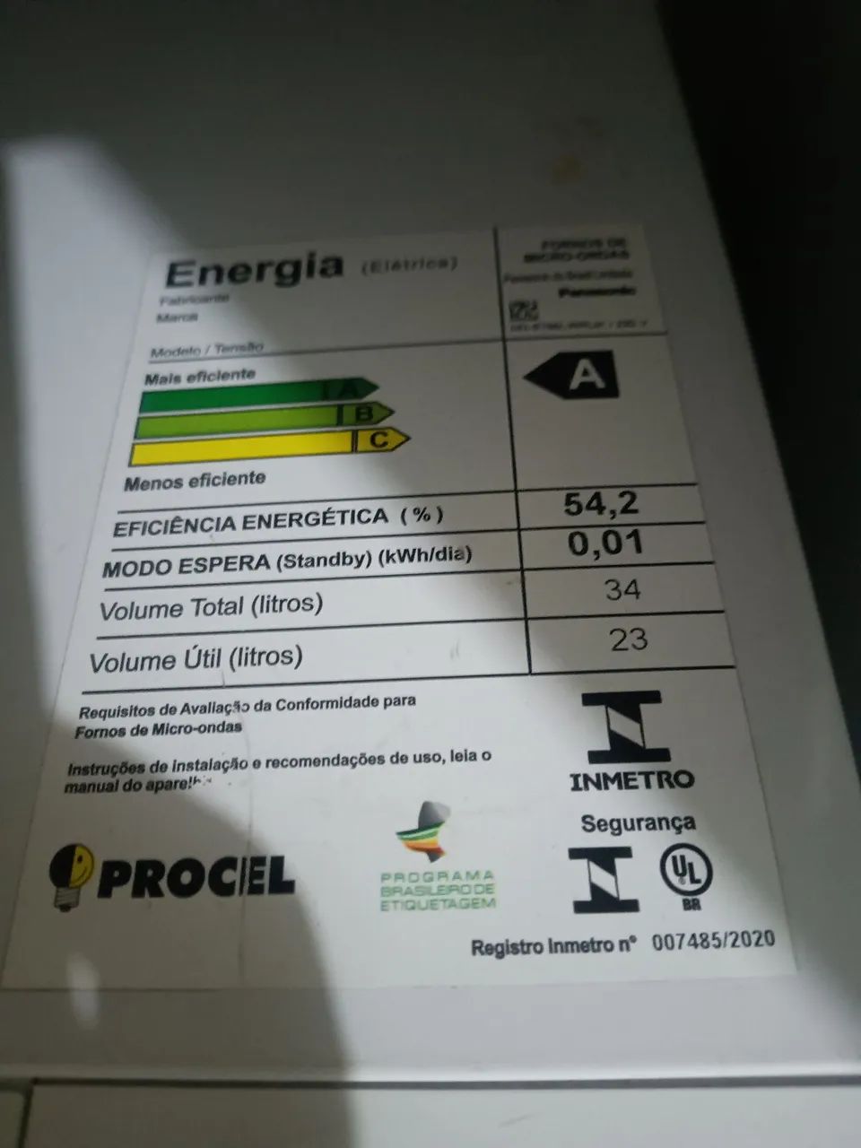 Microondas Panasonic 34 litros  - Foto 5