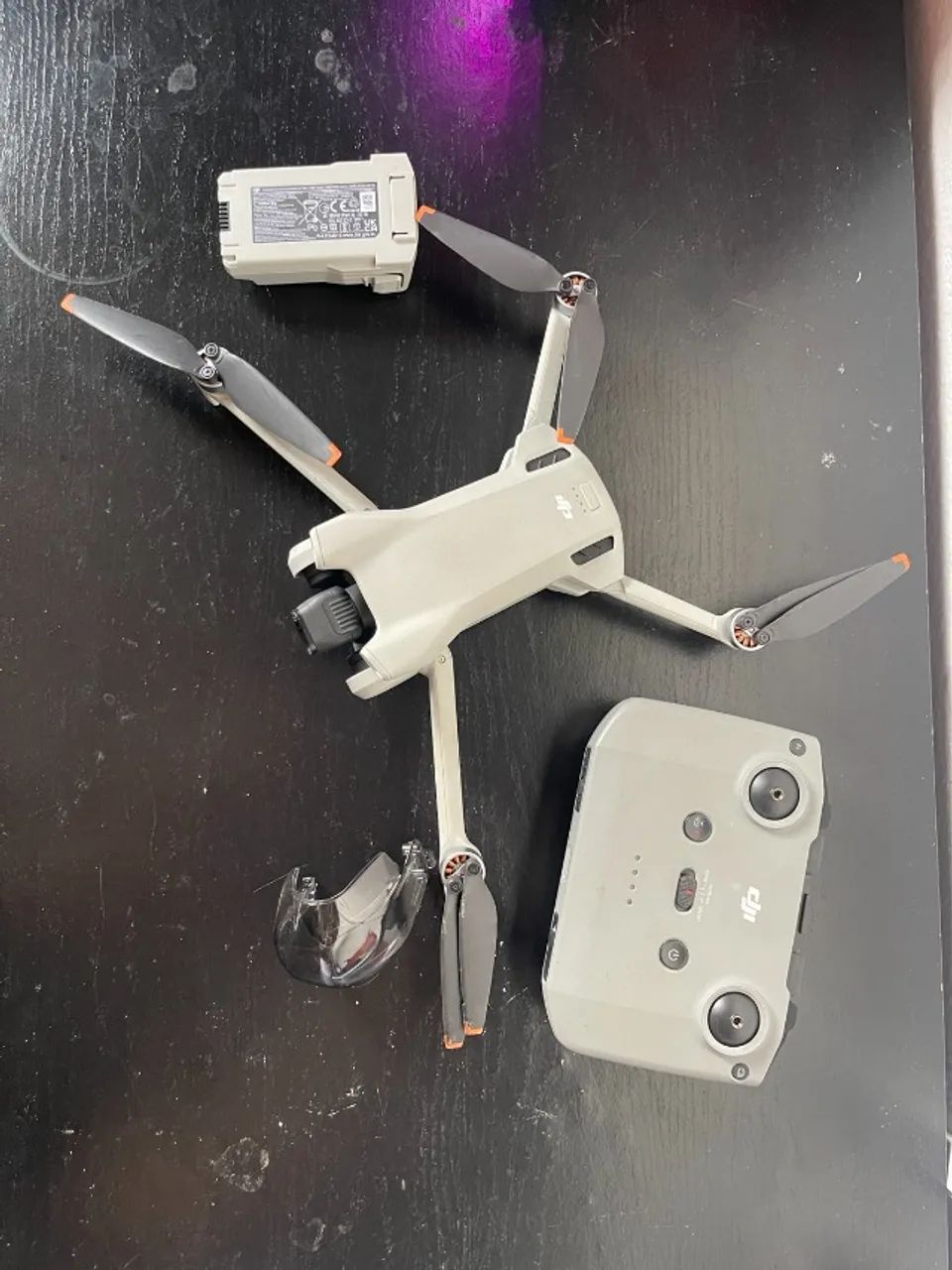 Drone DJI Mini 3 + Controle + Bateria + Caixa Original - Foto 4