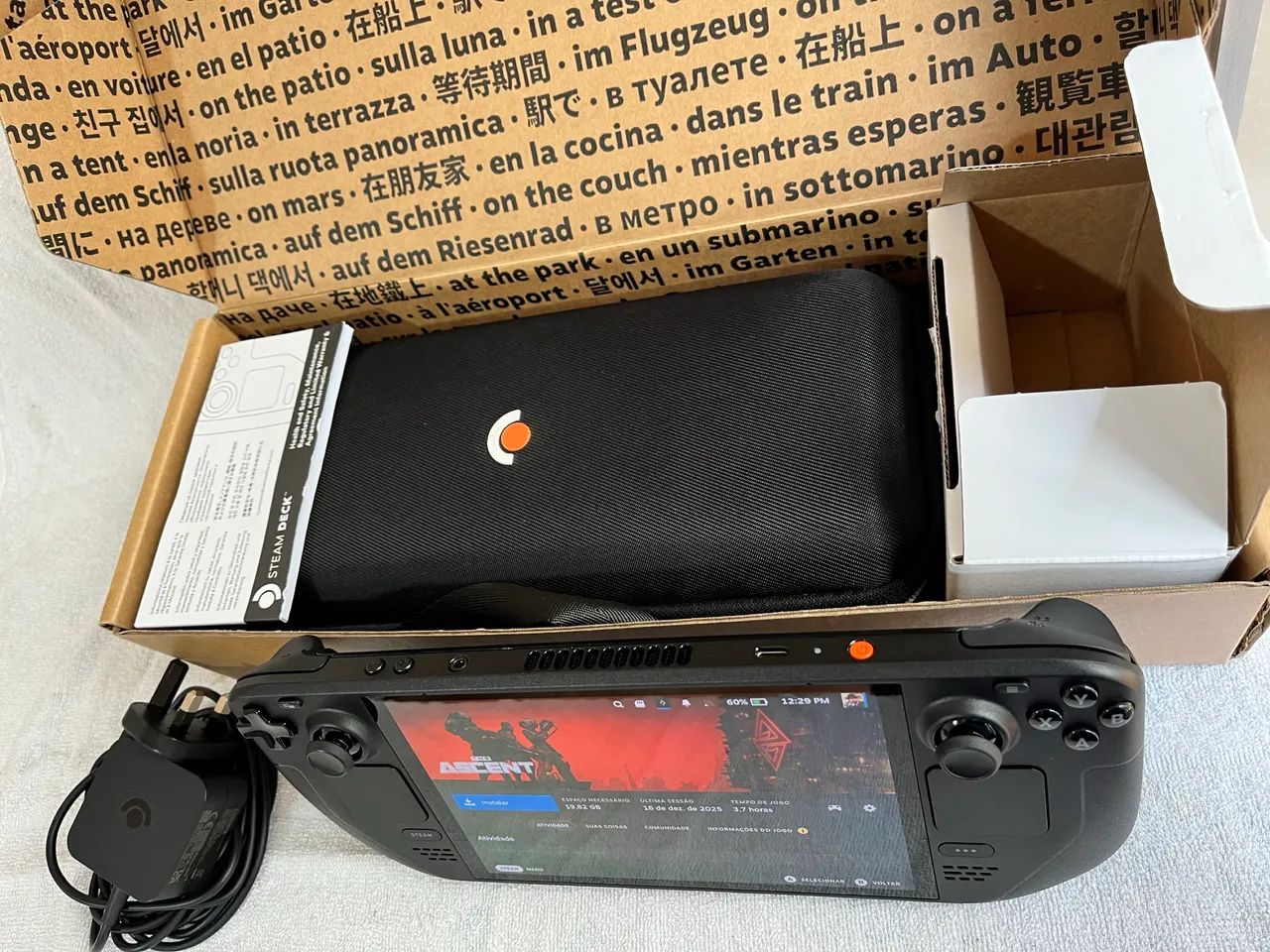 Steam Deck OLED 512GB - Pouquíssimo Uso! Completo - Analógicos