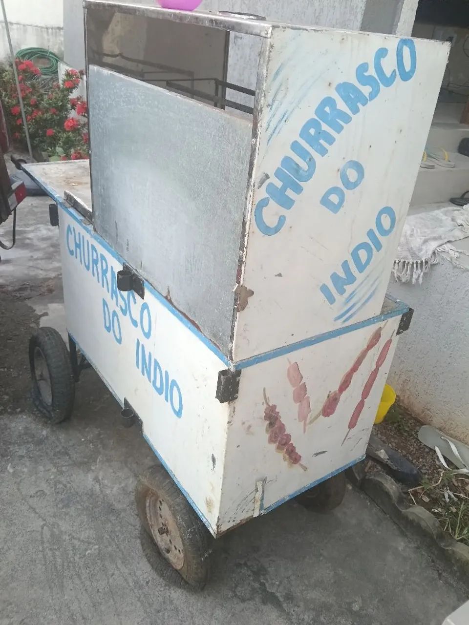 Carrinho para churrasco a venda todo bom  - Foto 2