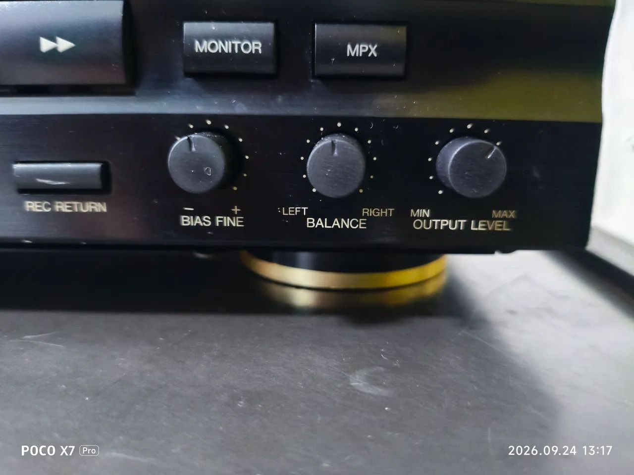 Tape deck 3 cabeças Denon DRM-740 - Foto 4