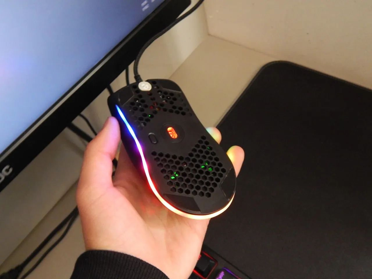 Teclado Mecânico Switch Blue e Mouse Com fio Phoenix - BK-05 - Foto 4
