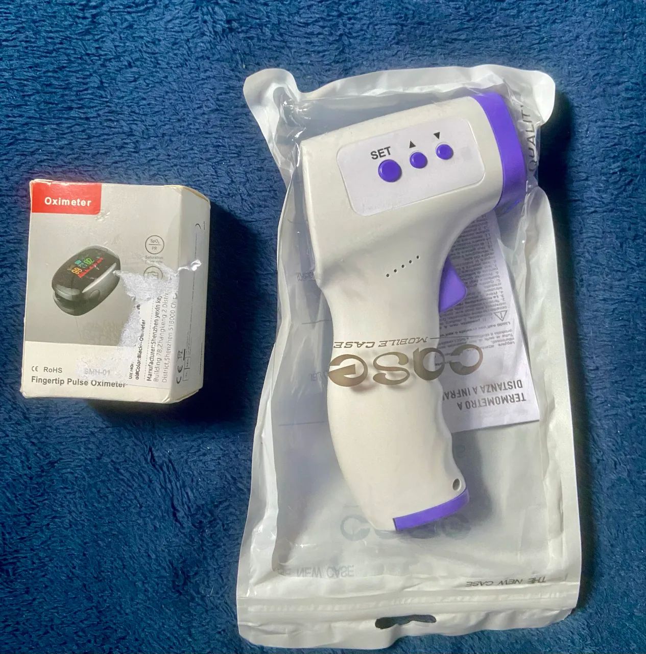 KIT TERMÔMETRO E OXÍMETRO DIGITAL - OFERTAS - Foto 2