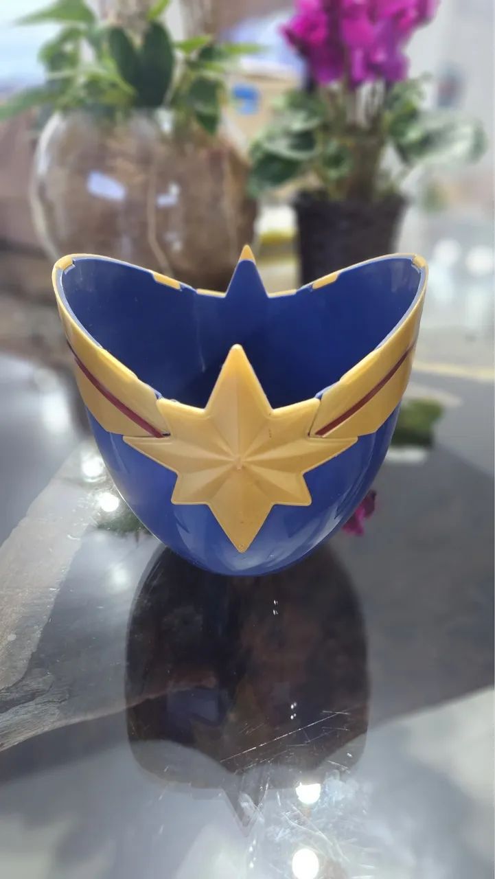 Balde de pipoca capitã Marvel 