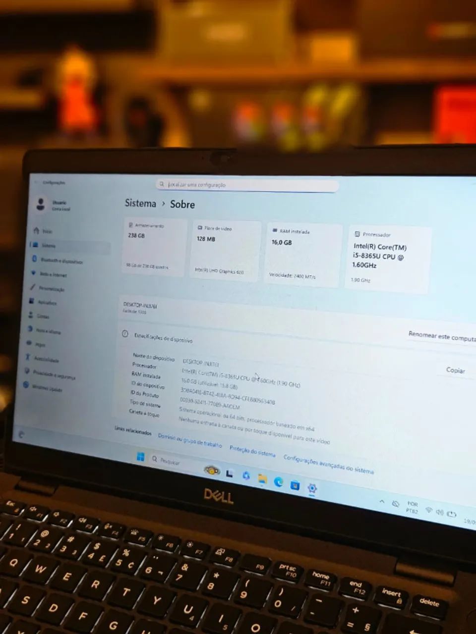 ? NOTEBOOK DELL LATITUDE 5300 ? CORE i5 | 16GB RAM | SSD 256GB - Foto 2