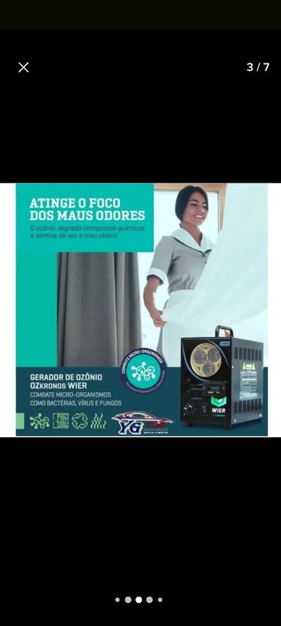 Gerador de Ozônio Wier OzKronos para veículos  - Foto 5