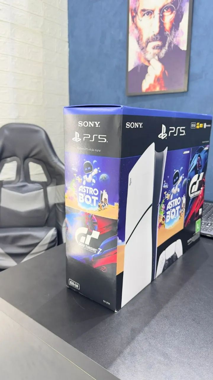 PS5 MIDIA DIGITAL COM 2 JOGOS - Foto 4