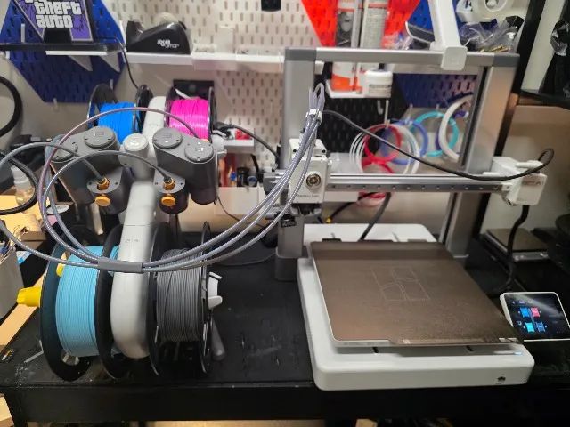 Impressora 3D Bambu Lab A1 Combo (com AMS Lite), Funcionando 100%, Caixa original + NF - Foto 2