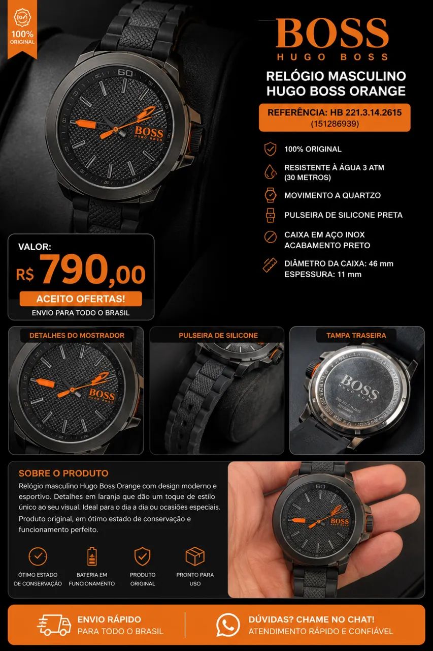 Relógio Hugo Boss Orange