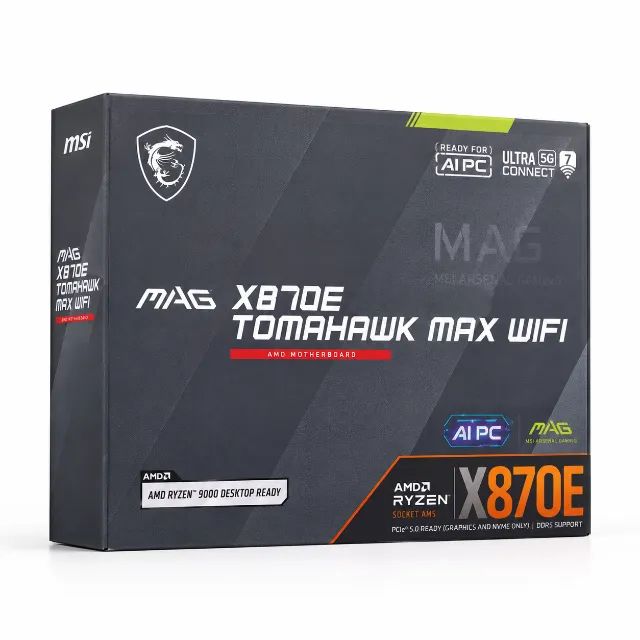 Placa Mãe MSI MAG X870E Tomahawk Max WiFi DDR5 Socket AM5
