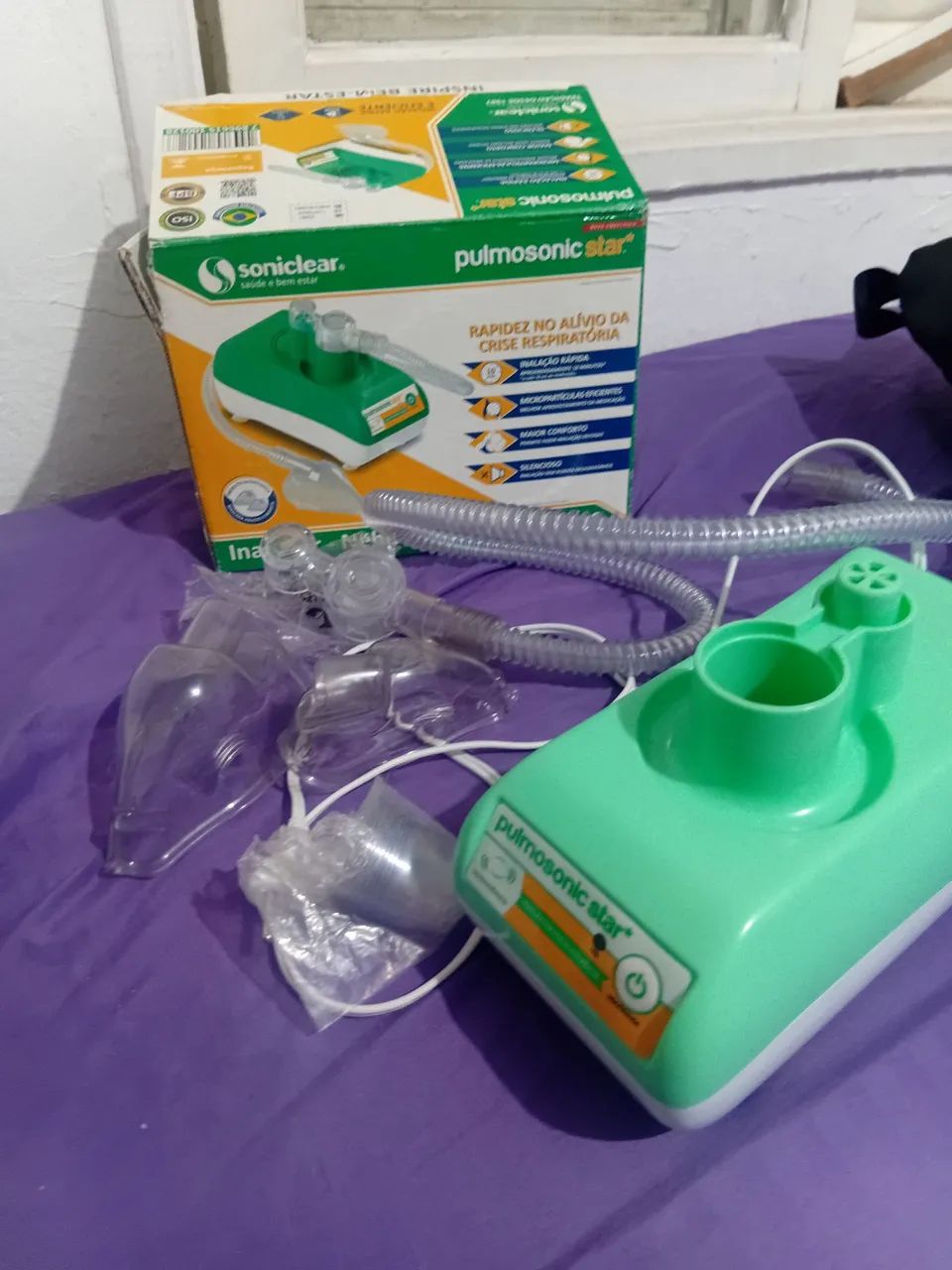 Inalador usado 2 vezes 
