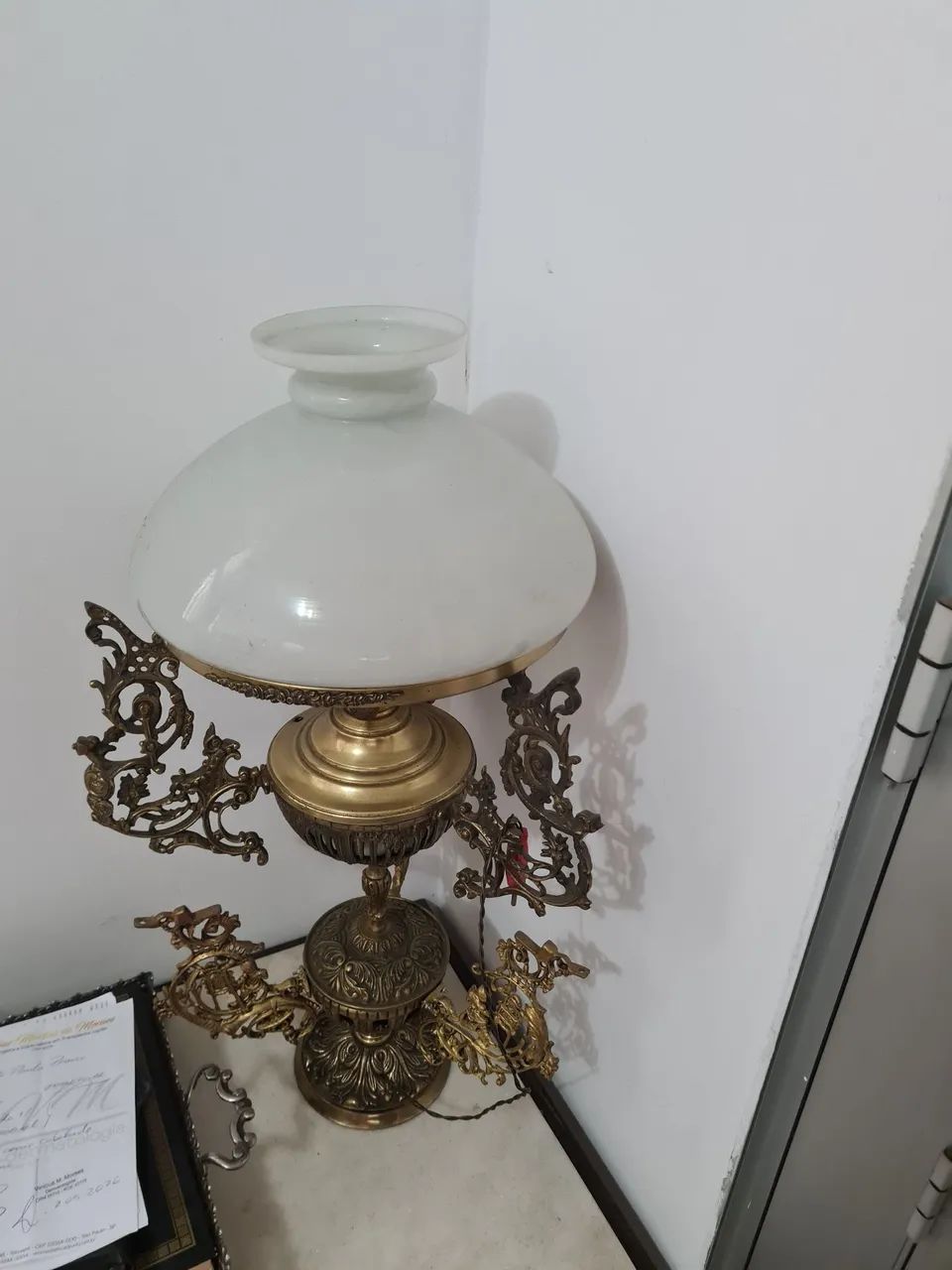 Abajur de bronze