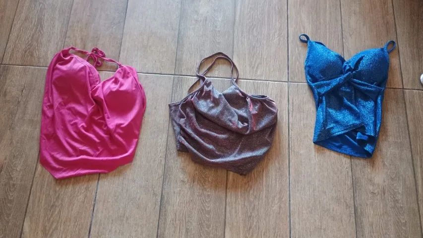 Lote com 03 Croppeds Tamanho M - DESAPEGO-