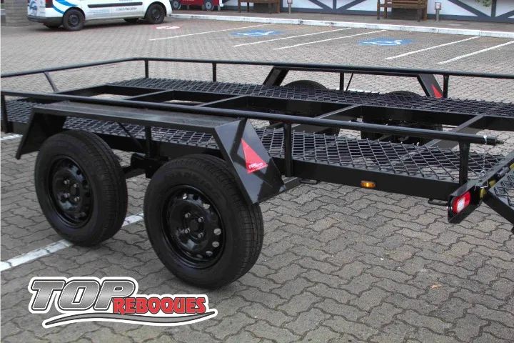 Plataforma de veículo direto da fábrica, Top Reboques, modelo R8. - Foto 5