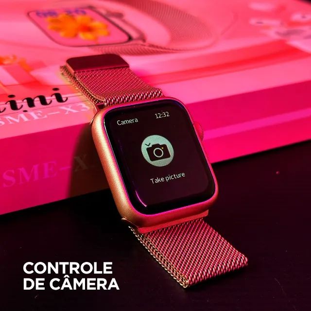 Relógio Smartwatch Feminino 5 Pulseiras - Foto 4