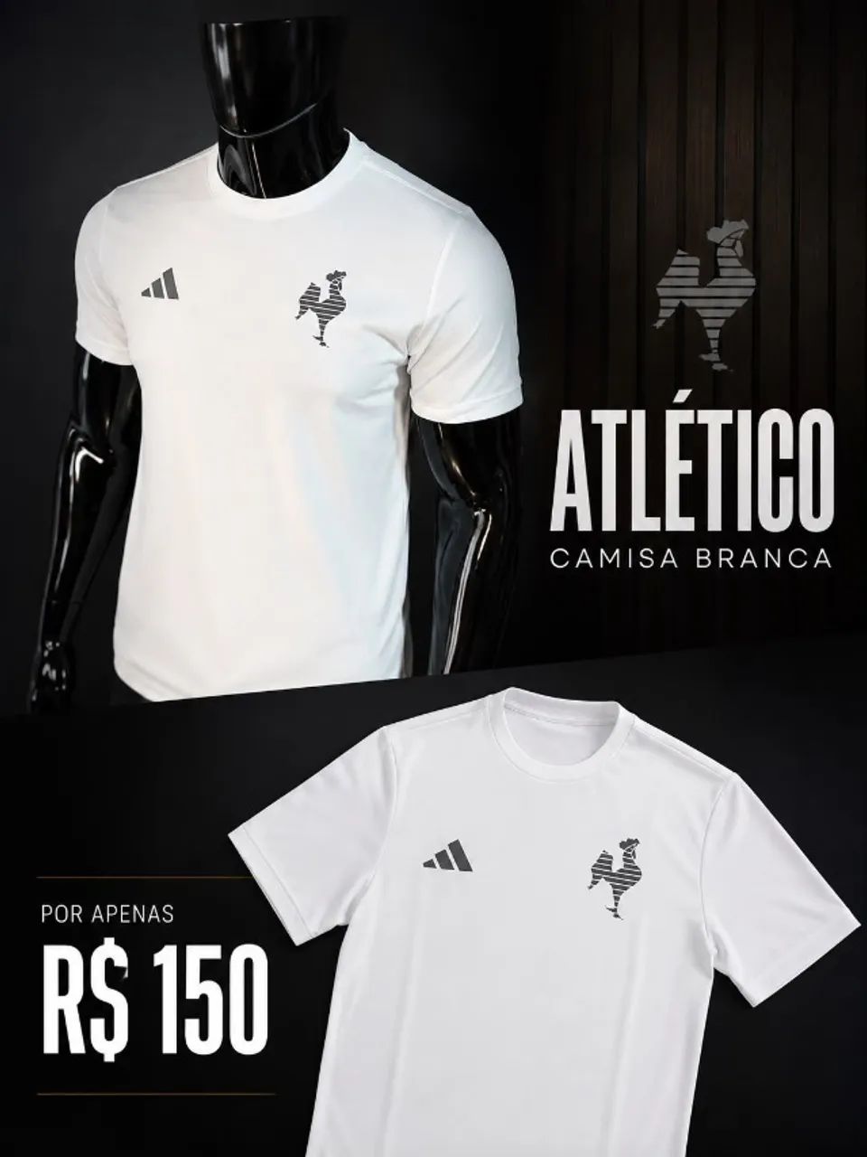 CAMISA DE CONCENTRAÇÃO ADIDAS - ATLETICO 