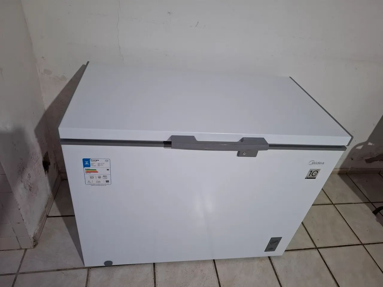 Freezer horizontal midea 293 lts nova - Foto 5