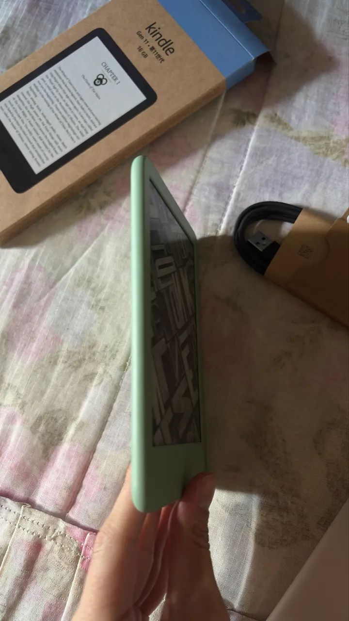 Vendo Kindle novo verde (16GB)  - Foto 4