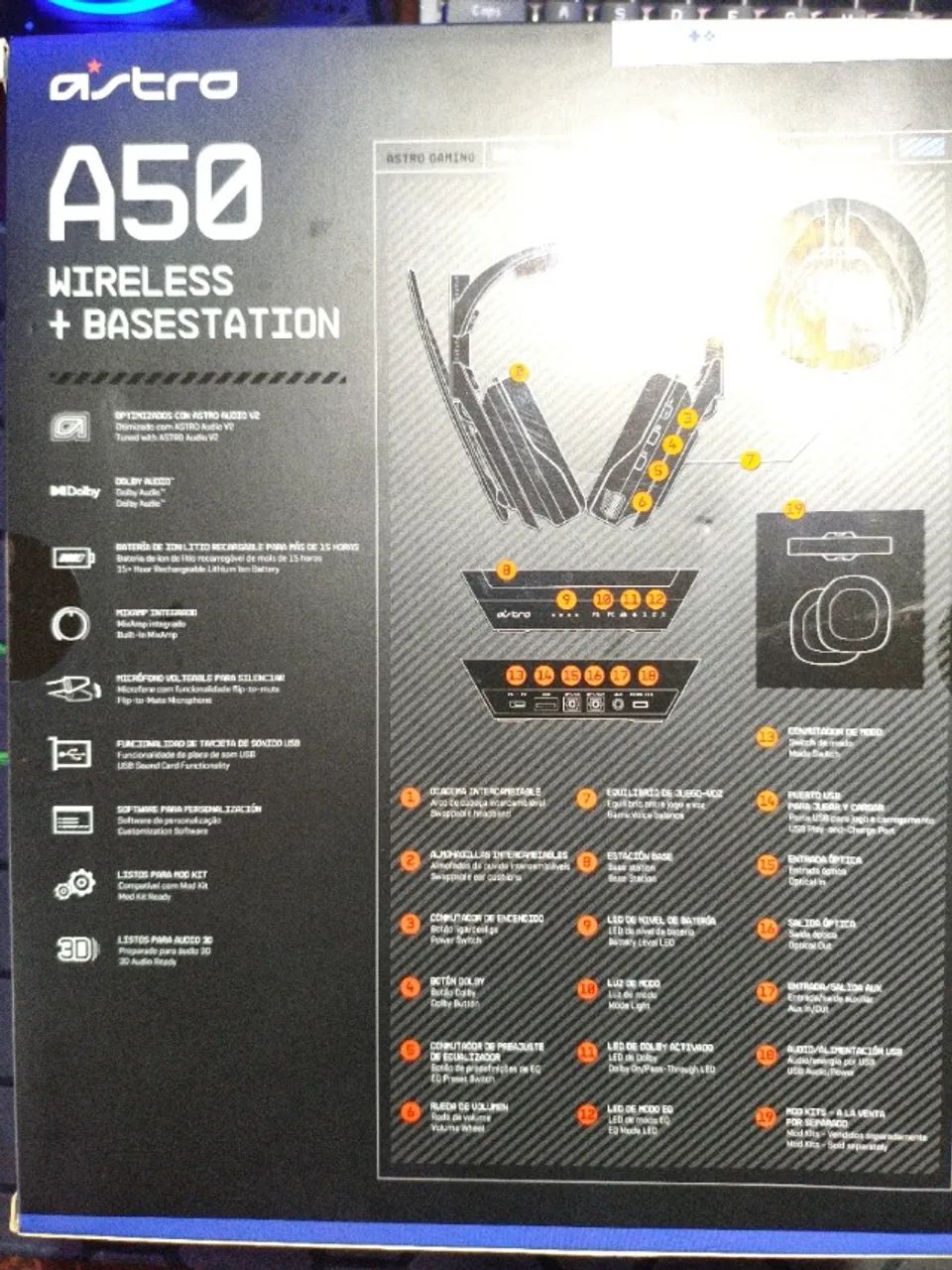 HEADSET LOGITECH ASTRO A50 - Foto 5