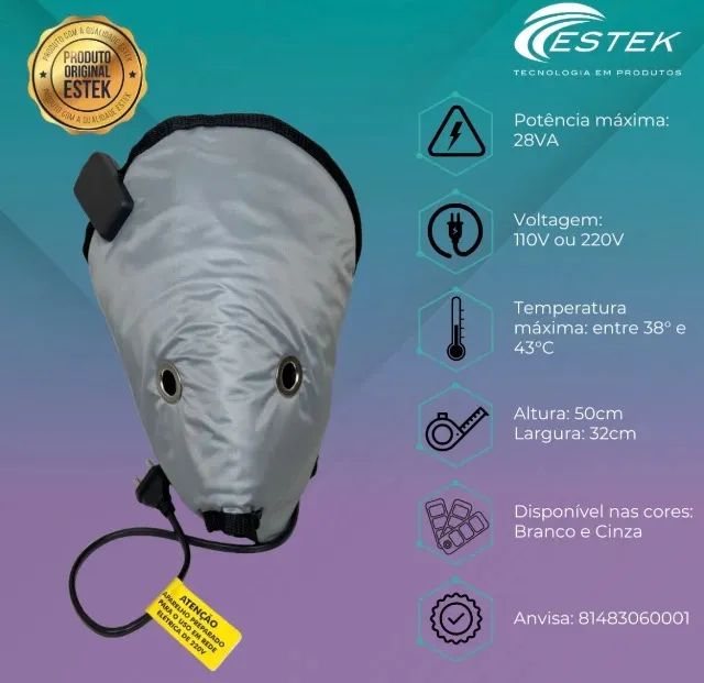 Máscara térmica para limpeza de pele