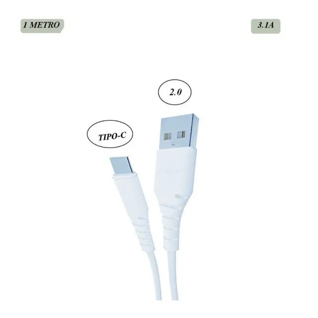 Cabo Celular Dados Usb x Tipo C Le- 849c - Foto 4