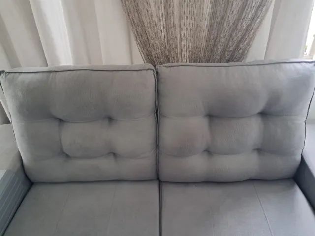 Sofá 2 lugares retratil reclinavel Suede - Foto 2