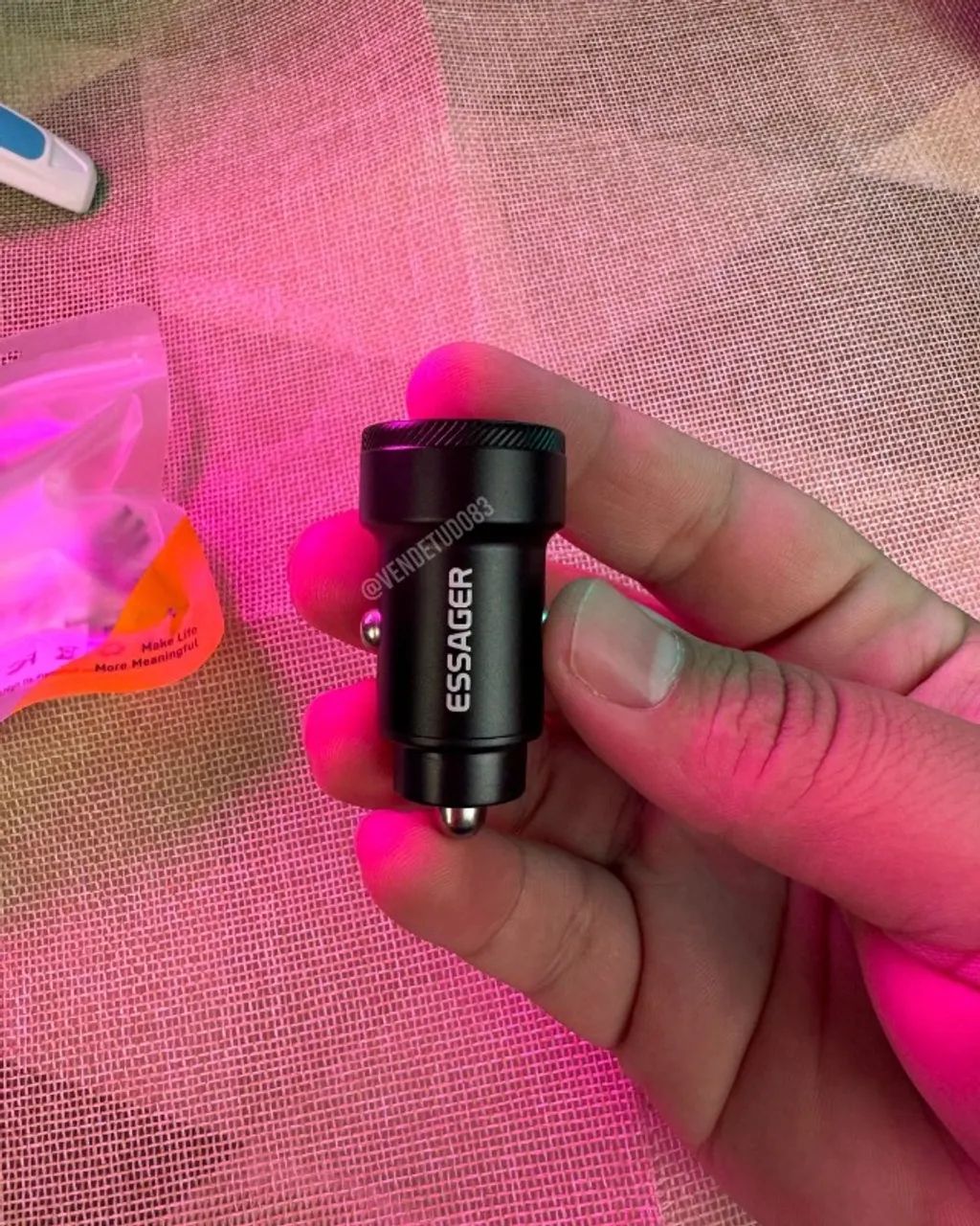 Essager Carregador Veicular 54w Usb-A/Usb-C carga rápida  - Foto 5