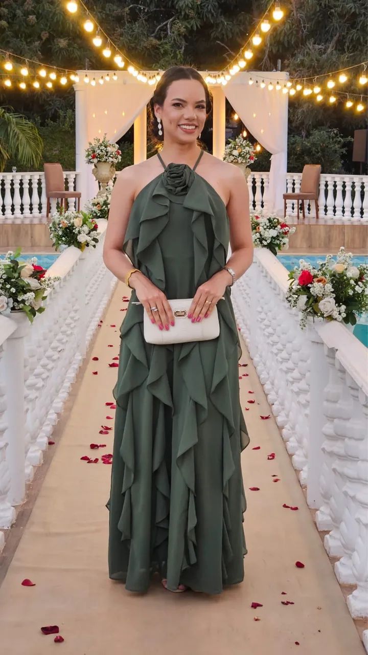 Vestido Verde Oliva 