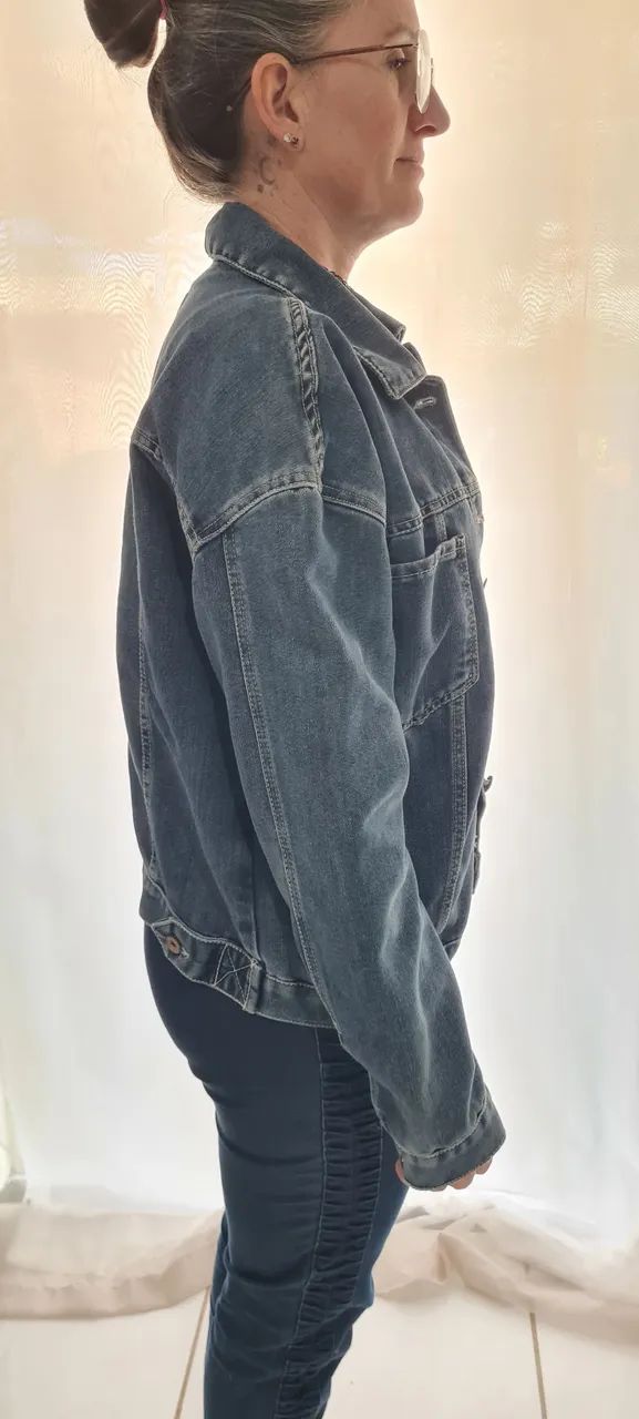 Vendo jaqueta jeans - Foto 3
