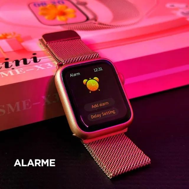 Relógio Smartwatch Feminino 5 Pulseiras - Foto 2