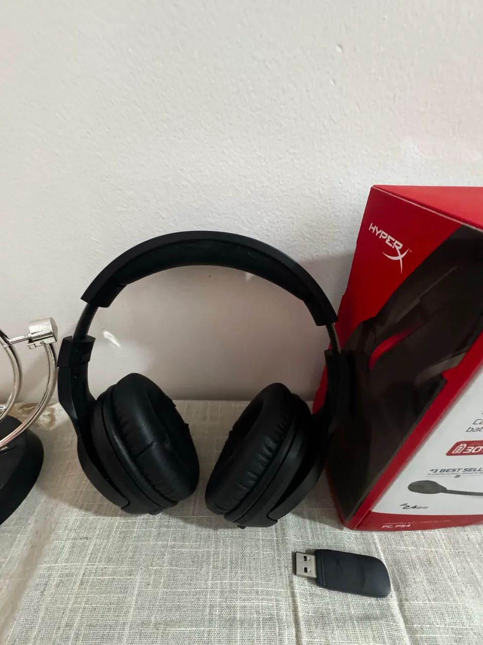 Headset HyperX Cloud Flight Wireless Original - Sem Fio, Bateria Longa, PC/PS4 - Foto 3