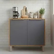 BALCÃO DIVINA ESPLENDIDA 80CM COM 2 POTAS EM RANCO E GRAFIT - COMPRE HOJE RECEBA AMANHÃ - Foto 4