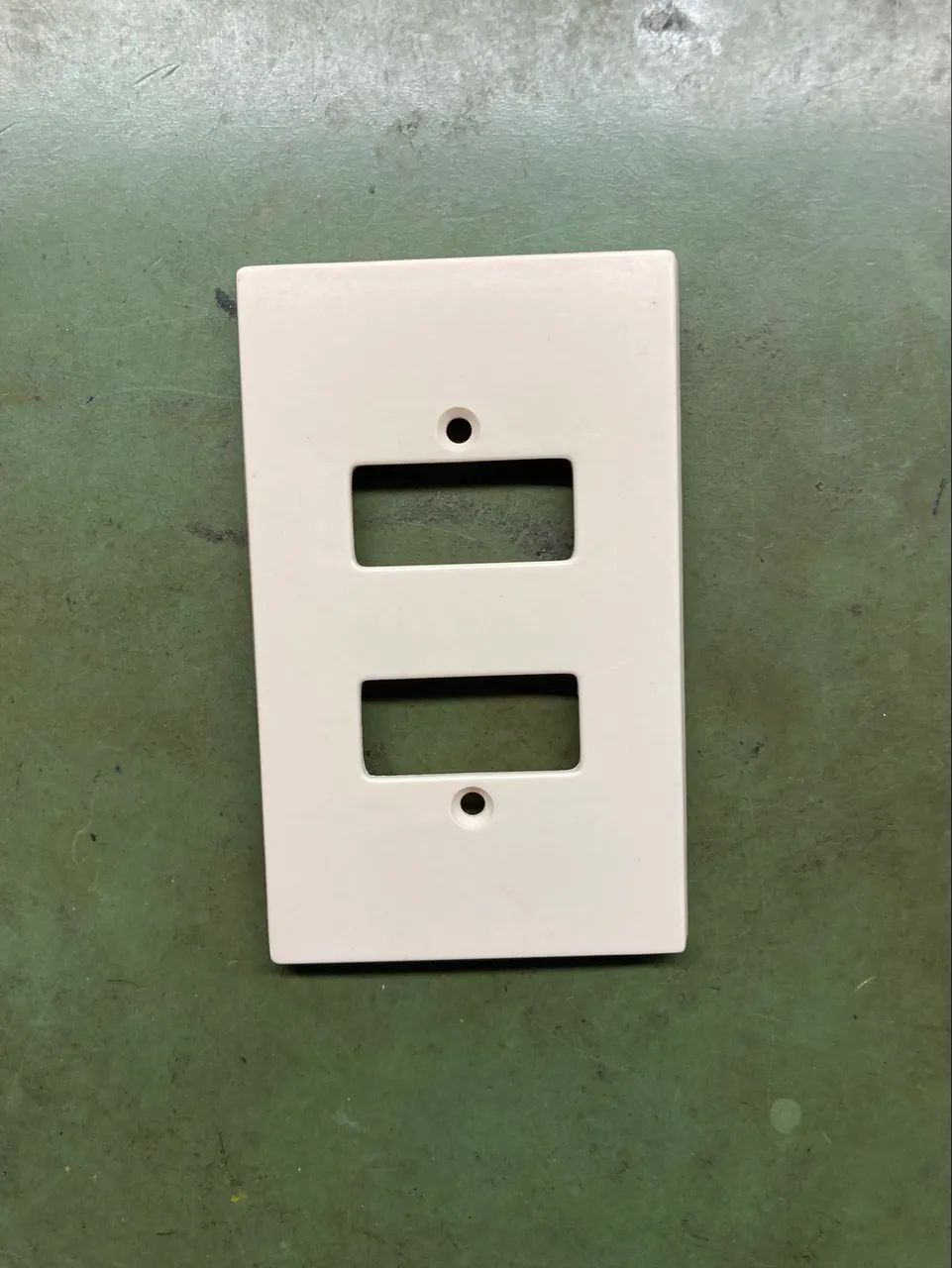 Placa espelho dois interruptores 