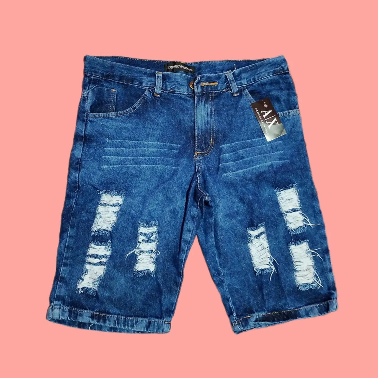 Short jeans masculino - Foto 2