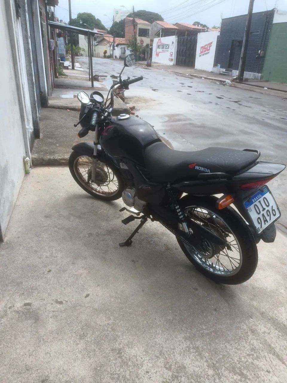Fan 125, 2012 partida elétrica 