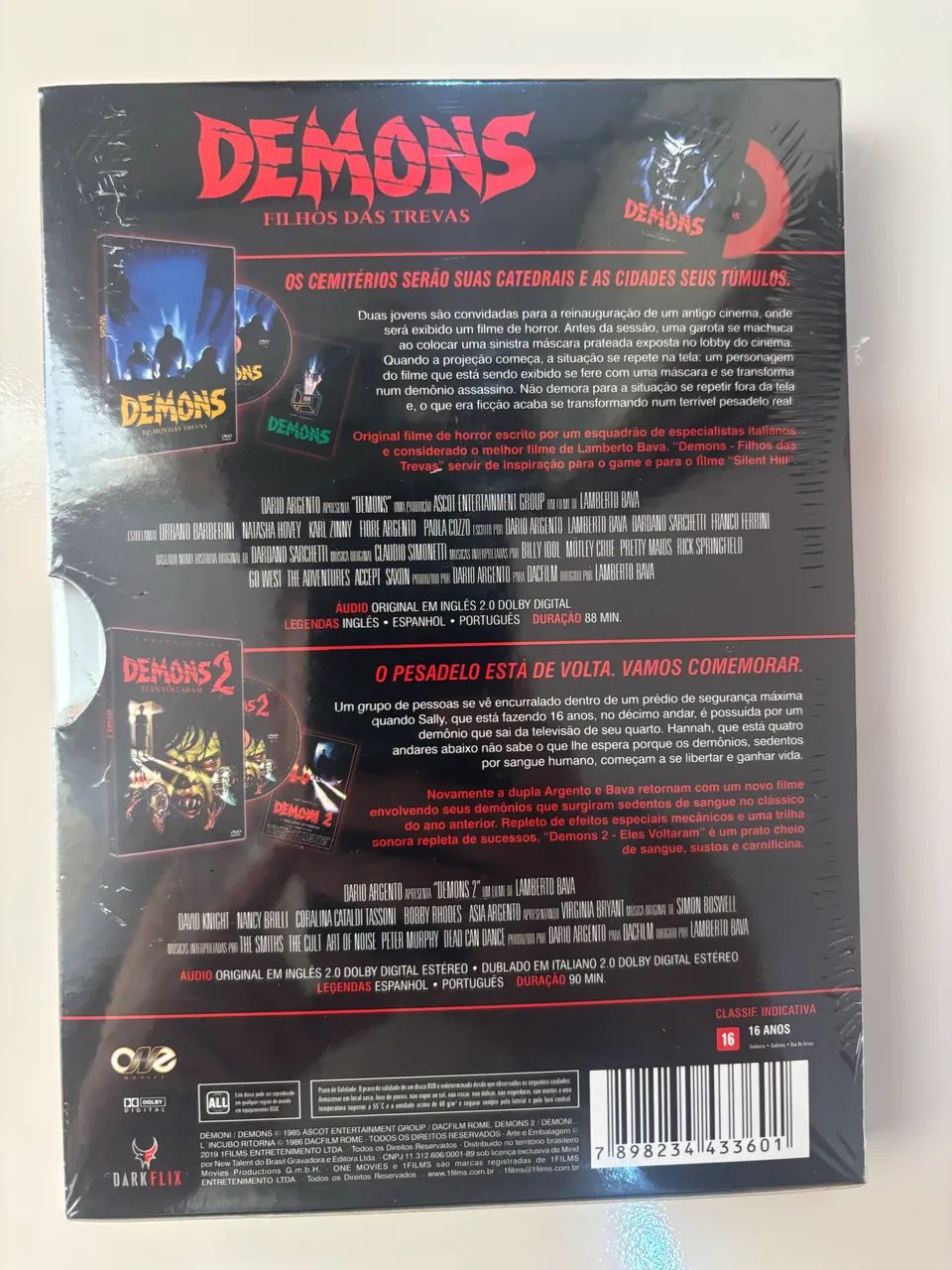 DVD demons 1 e 2 de Mário bava - Foto 2