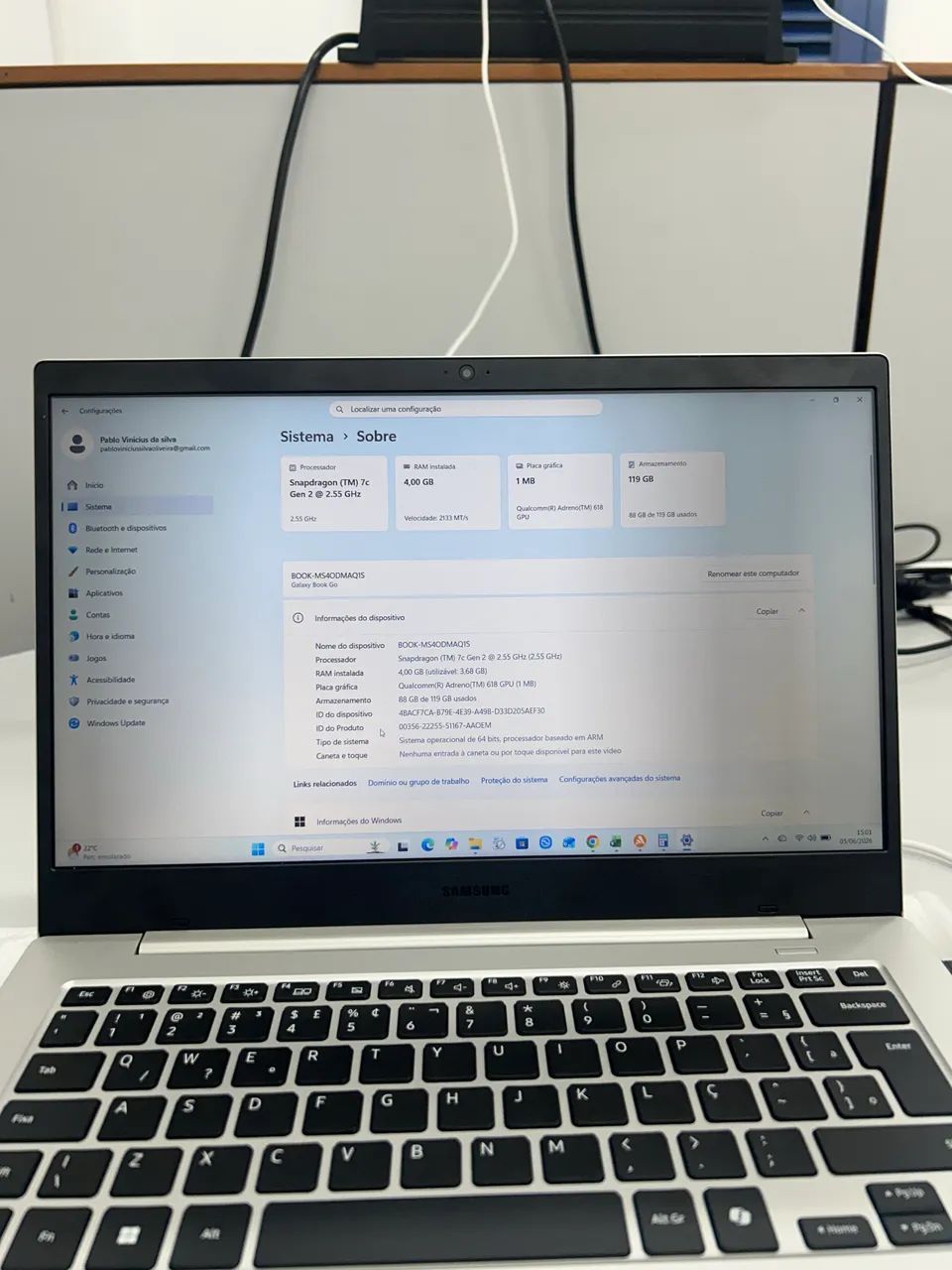 SAMSUNG GALAXY BOOK GO 14 - Foto 5