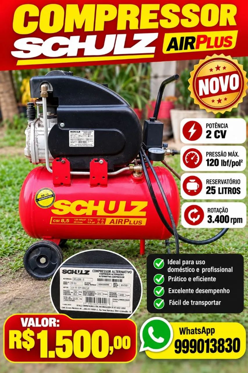 Compressor SCHULZ AIR PLUS 