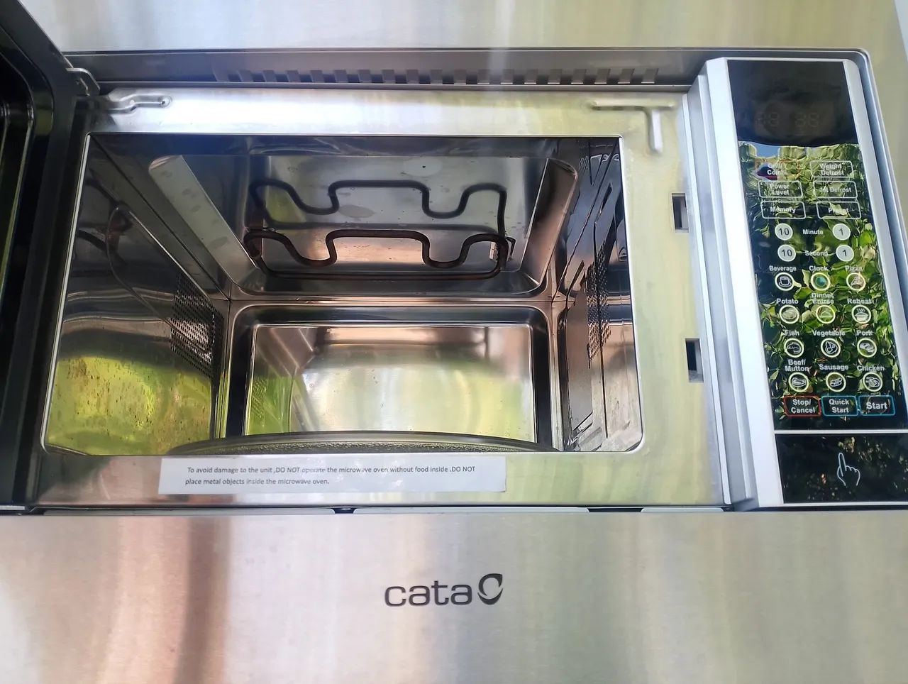 Microondas embutir inox com grill 30lts - Foto 5