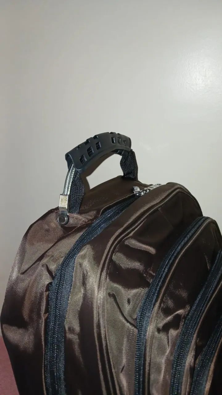 MOCHILA MARROM - NOVA E PRONTA ENTREGA - Foto 3
