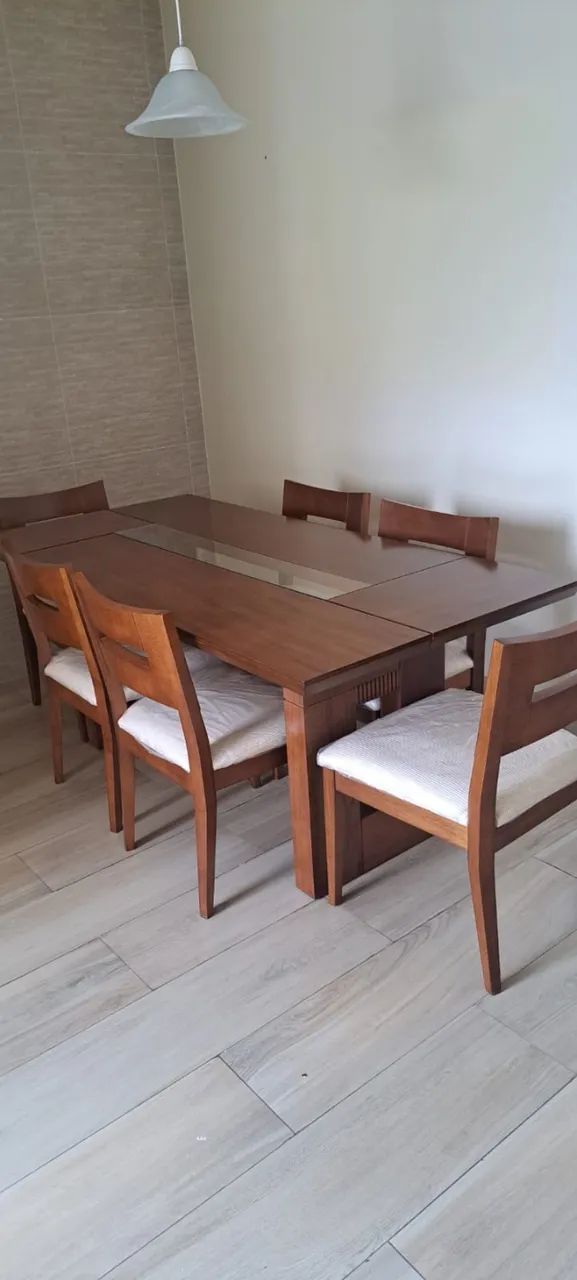 Mesa para janta 6 cadeiras - Rudnick
