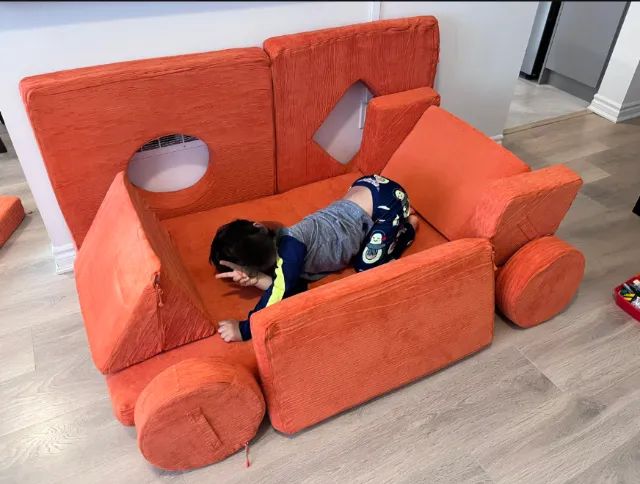 Sofá Modular Infantil de Espuma - 12 peças