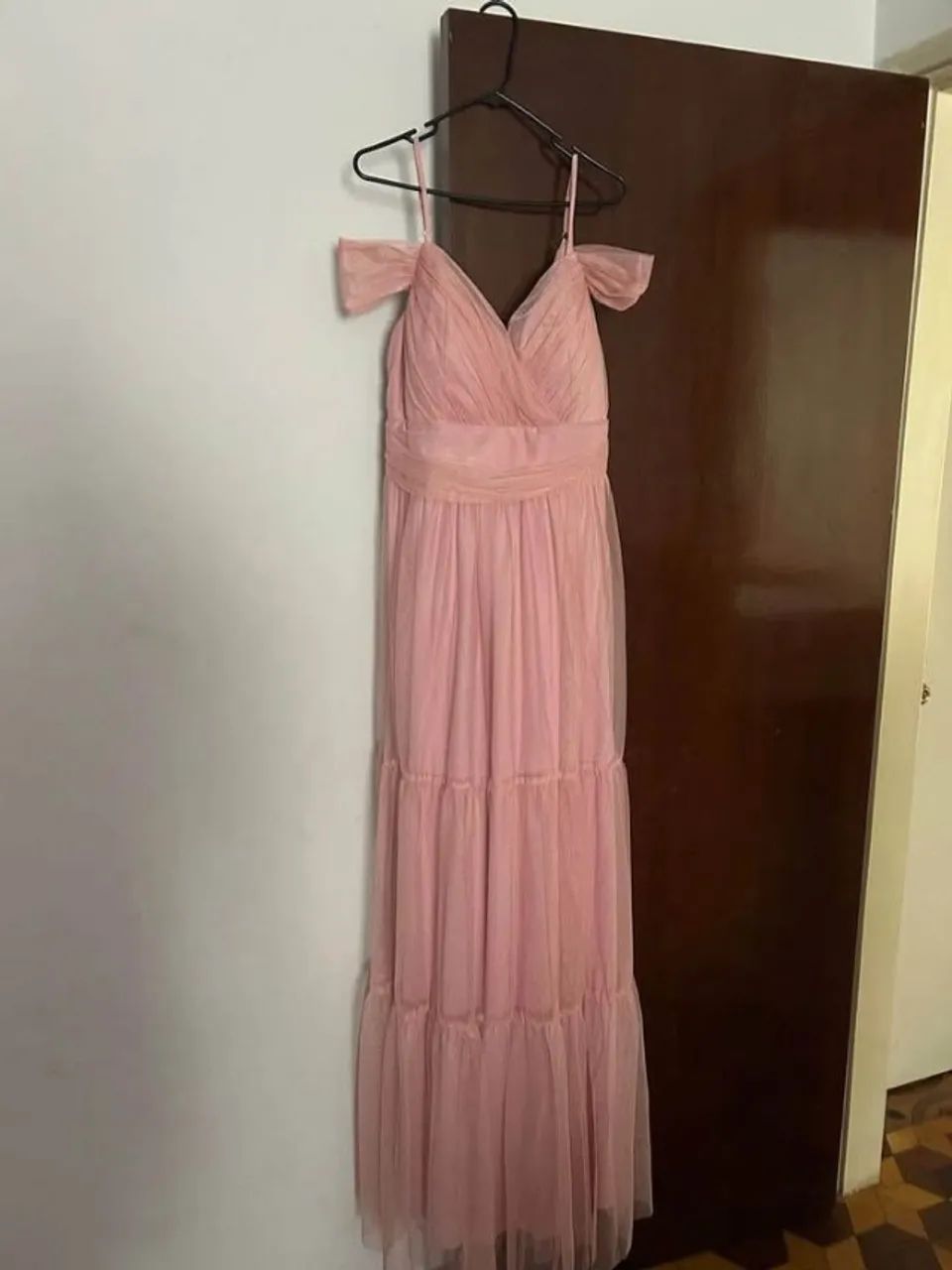 Vestido de festa rose