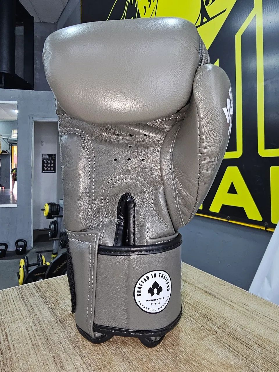 LUVA couro Importada BOXE MUAY THAI KICKBOXING KUNGFU - Foto 2